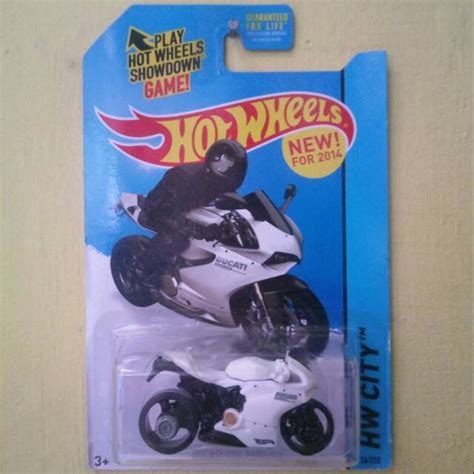 Jual HOT WHEELS DUCATI PANIGALE PUTIH Shopee Indonesia