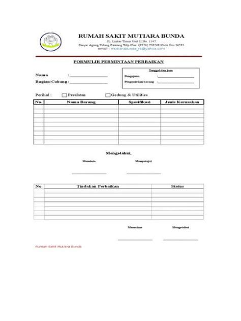 Form Perbaikan Pdf