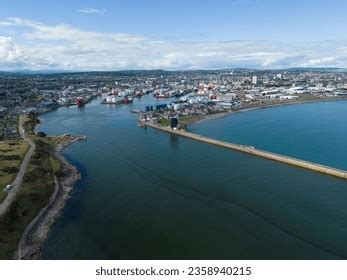 Aerial View Aberdeen Harbour Scotland Uk Stock Photo 2358940215 ...