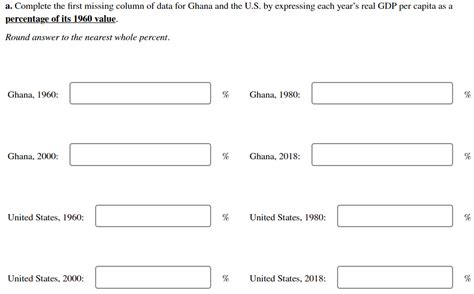 Solved Long Run Economic Growth End Of Chapter Problem The Chegg