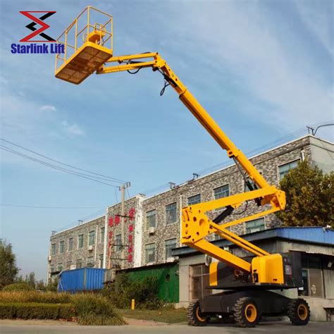 M Aerial Trailer Self Propelled Towable Articulated Boom Lift China