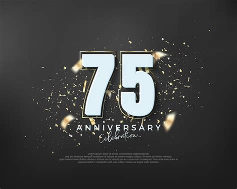 Premium Vector Bold Number Th Premium Design For Th Anniversary