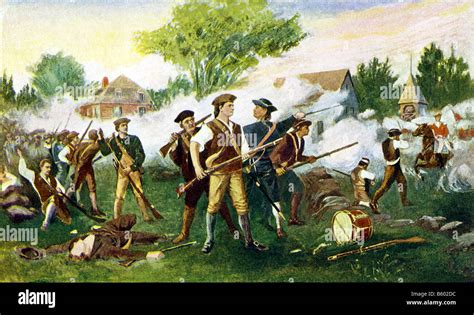 Battle Of Lexington Stock Photo Alamy