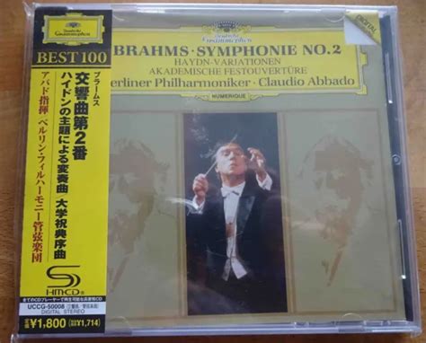 BRAHMS SYMPHONY NO 2 Haydn Variationen Abbado Japan SHM CD DGG