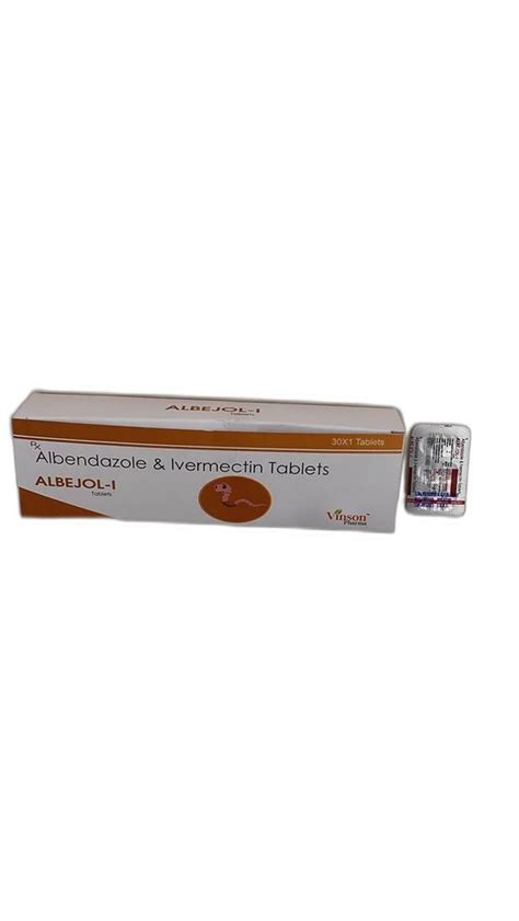 ALBEJOL I Albendazole 400 MG Ivermectin 6 MG Packaging Type Blister