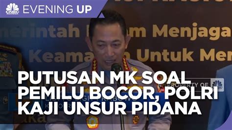 Polri Kaji Unsur Pidana Kisruh Bocoran Putusan MK Soal Pemilu