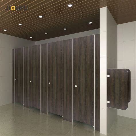 Phenolic HPL Compact Laminate Toilet Cubicle Partition Bathroom