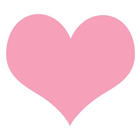 Beautiful Pink Heart At White Background Clipart Free Image Download