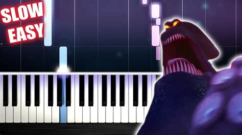 Kraken Song Hotel Transylvania 3 Slow Easy Piano Tutorial By Plutax