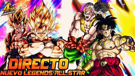 DRAGON BALL LEGENDS DIRECTO NUEVOS PERSONAJES DE LEGENDS ALL STAR IS