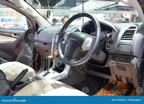 NONTHABURI - DECEMBER 1: Interior Design of Isuzu Mu-X SUV Car D ...