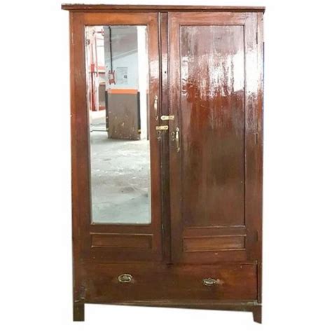 Brown Double Door Wooden Almirah For Home Hotel Etc Number Of Doors