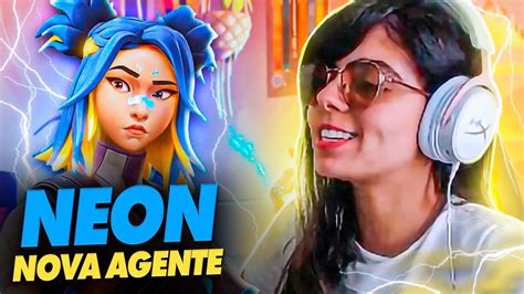 React Valorant Nova Agente Neon Youtube