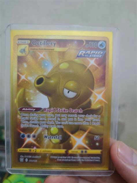 Pokemon Tcg Octillery Gold Hobbies And Toys Toys And Games On Carousell