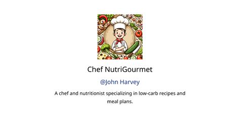 Chef Nutrigourmet Gpts Features And Functions Examples And Prompts Gpt Store