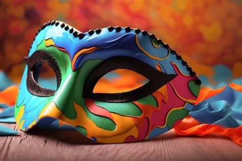 Premium Photo | Colorful carnival mask masks are elements that predate ...