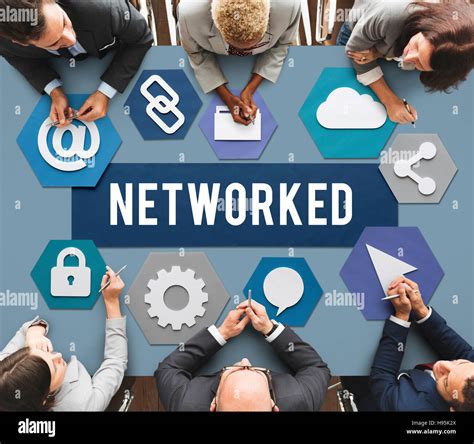 Networked Networking Internet Connection Concept Stock Photo Alamy