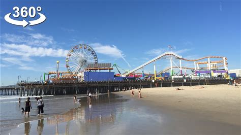 Los Angeles The Santa Monica Pier Vr 360 Video Youtube