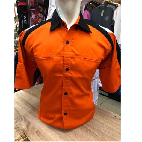 Jual Kemeja Seragam Promosi Polos Kode Kemeja Polos Tyt Orange