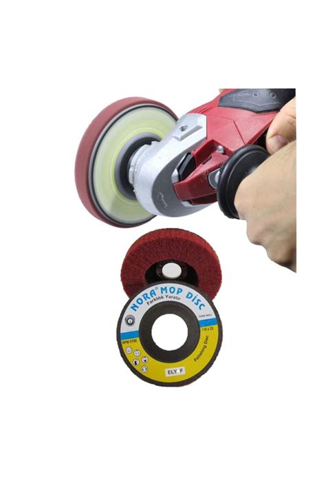 Keçe Mop Disk Zımpara 115x22 Mm