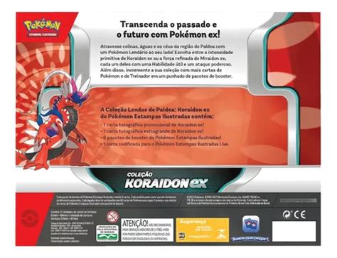 Box Cole O Lendas De Paldea Koraidon Ex Pokemon Copag Venda Em