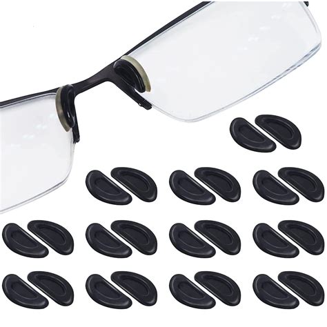 Maycreate Pairs Adhesive Eyeglasses Nose Pads D Shape Stick On