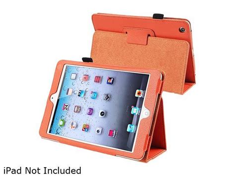 Insten Orange Leather Case Compatible With Ipad Miniipad Mini With Retina Display Model 1901665