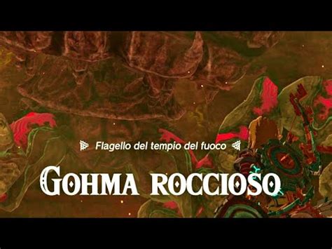 Gohma Roccioso Flagello Del Tempio Del Fuoco Boss Fight Zelda Tears