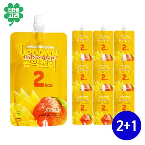 21 업다운 곤약젤리 와일드망고 150ml X10팩 2칼로리 믿고 사는 즐거움 Ssgcom