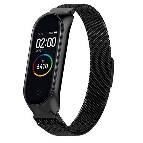 Cool Correa Metal Negra Para Xiaomi Mi Band 3 Mi Band 4 PcComponentes Pt