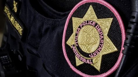 Tulsa Police Wear Pink Patch To Raise Breast Cancer Awareness