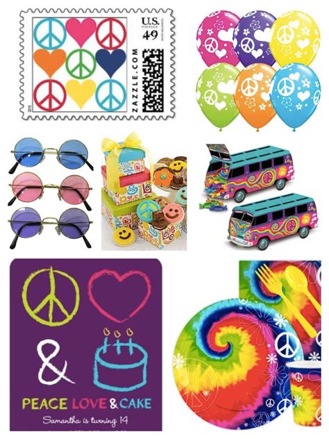 Peace And Love Party Theme Ideas And Supplies