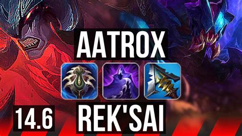 AATROX Vs REK SAI TOP 1000 Games 12 2 4 Legendary BR Diamond