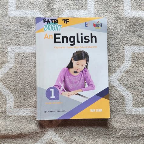 Jual Buku Paket Bright An English Bahasa Inggris Penerbit Erlangga Kelas 7 Vii 1 Smp