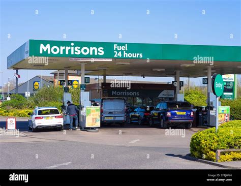 Morrisons petrol station hi-res stock photography and images - Alamy