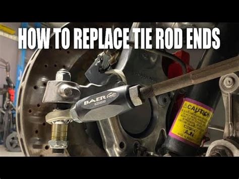 How To Replace Tie Rod Ends Youtube