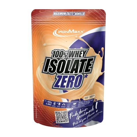 Ironmaxx 100 Whey Isolate Zero 400g OSA Sport