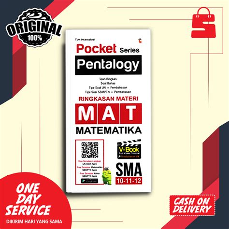 BUKU RUMUS POCKET PENTALOGI SERIES RINGKASAN MATERI MATEMATIKA SMA 10