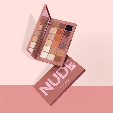 Bolver Eyeshadow Palette In 18 Shades E11 Nude NABA BEAUTY