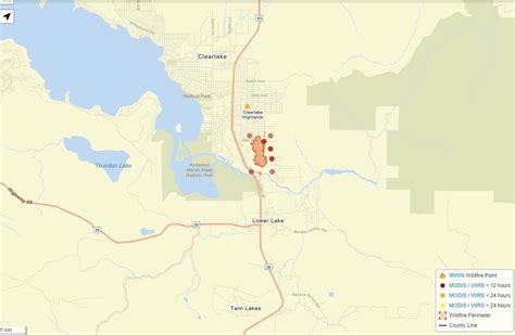 Map Boyles Fire In Clearlake Lake County The Press Democrat