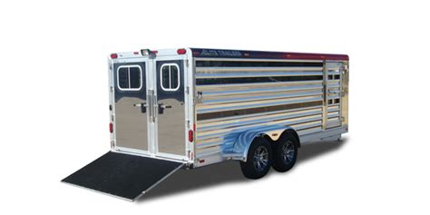 Bumper Pull Low Pro Aluminum Trailer Elite Custom Aluminum Horse And