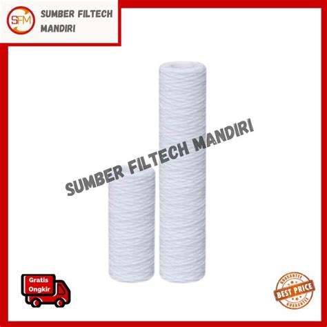 Jual Filter Cartridge Benang Pp String Wound Inch Micron Di