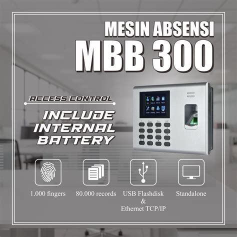 Jual Fingerprint Mesin Absensi Mbb Absen Sidik Jari Kartu Rfid