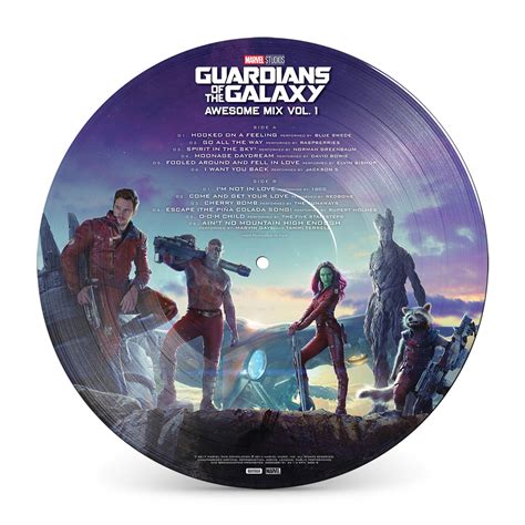 Guardians of the Galaxy Vol. 1 Picture Vinyl | Shop the Disney Music ...