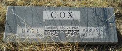 Lewis Leroy Cox 1900 1966 Mémorial Find a Grave