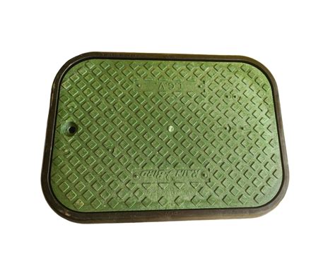 REGISTRO DE PVC PARA SISTEMA DE TIERRAS 12 X 31 CMS CON TAPA VERDE