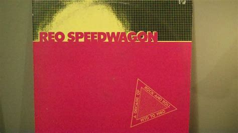 Reo Speedwagon A Decade Of Rock And Roll Vinyl Etsy Rock And Roll