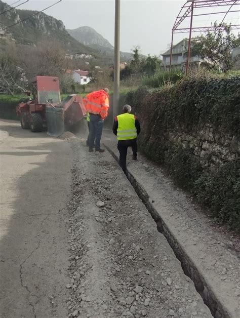 Radovi na rekonstrukciji vodovodne mreže na Podima Vodovod i