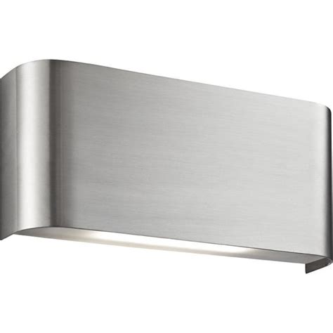 Searchlight Lighting Led Up And Down Light Wall Light In Satin Silver Finish Lighting Type