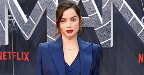 Ana De Armas Once Channeled Her Inner Boss Babe Aura By Going Braless Underneath An Unbuttoned